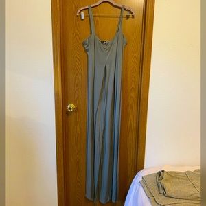 Green FashionNova jumpsuit